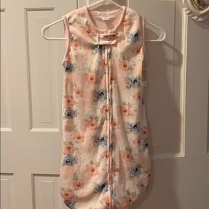 Floral baby sleep sack